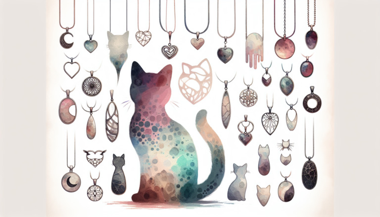 custom cat silhouette necklaces