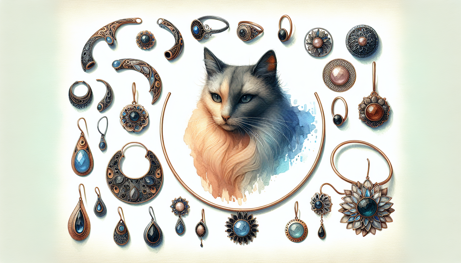 handmade feline jewelry ideas